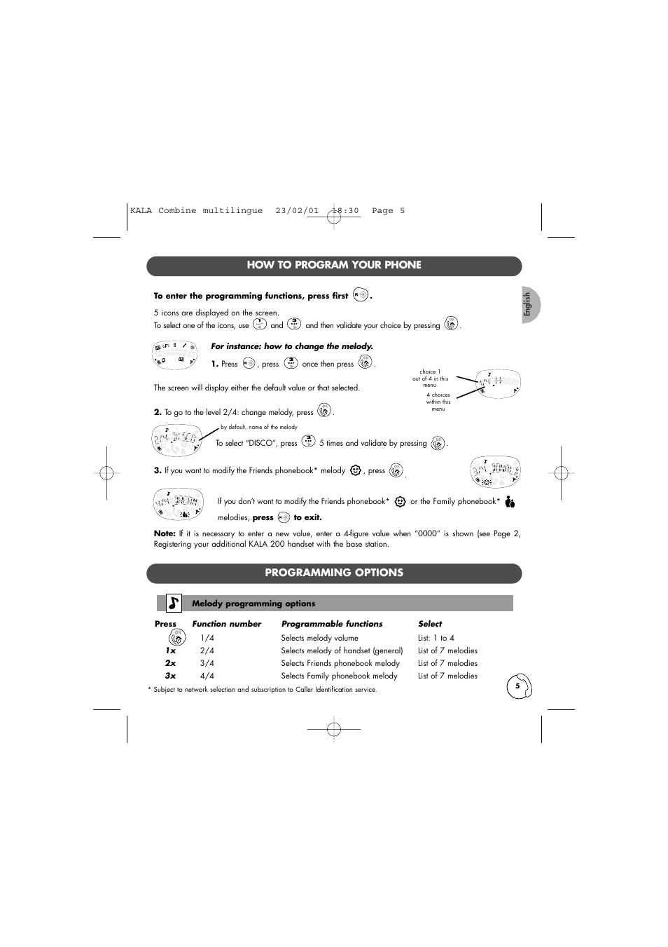 Philips KALA TD6830 User Manual | Page 5 / 88