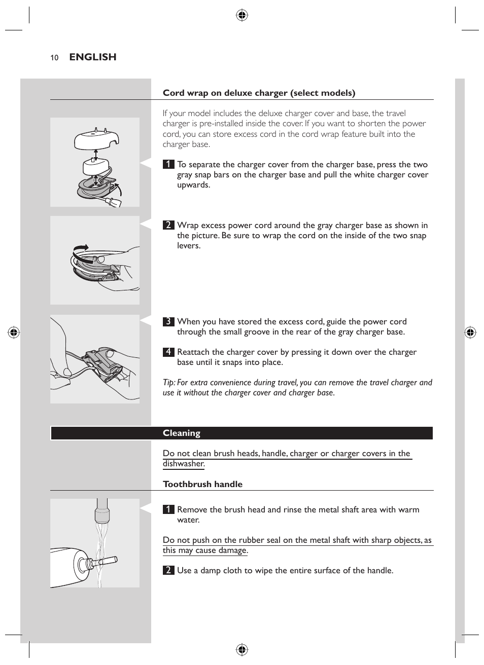 Philips SONICARE 700 SERIES User Manual | Page 10 / 16