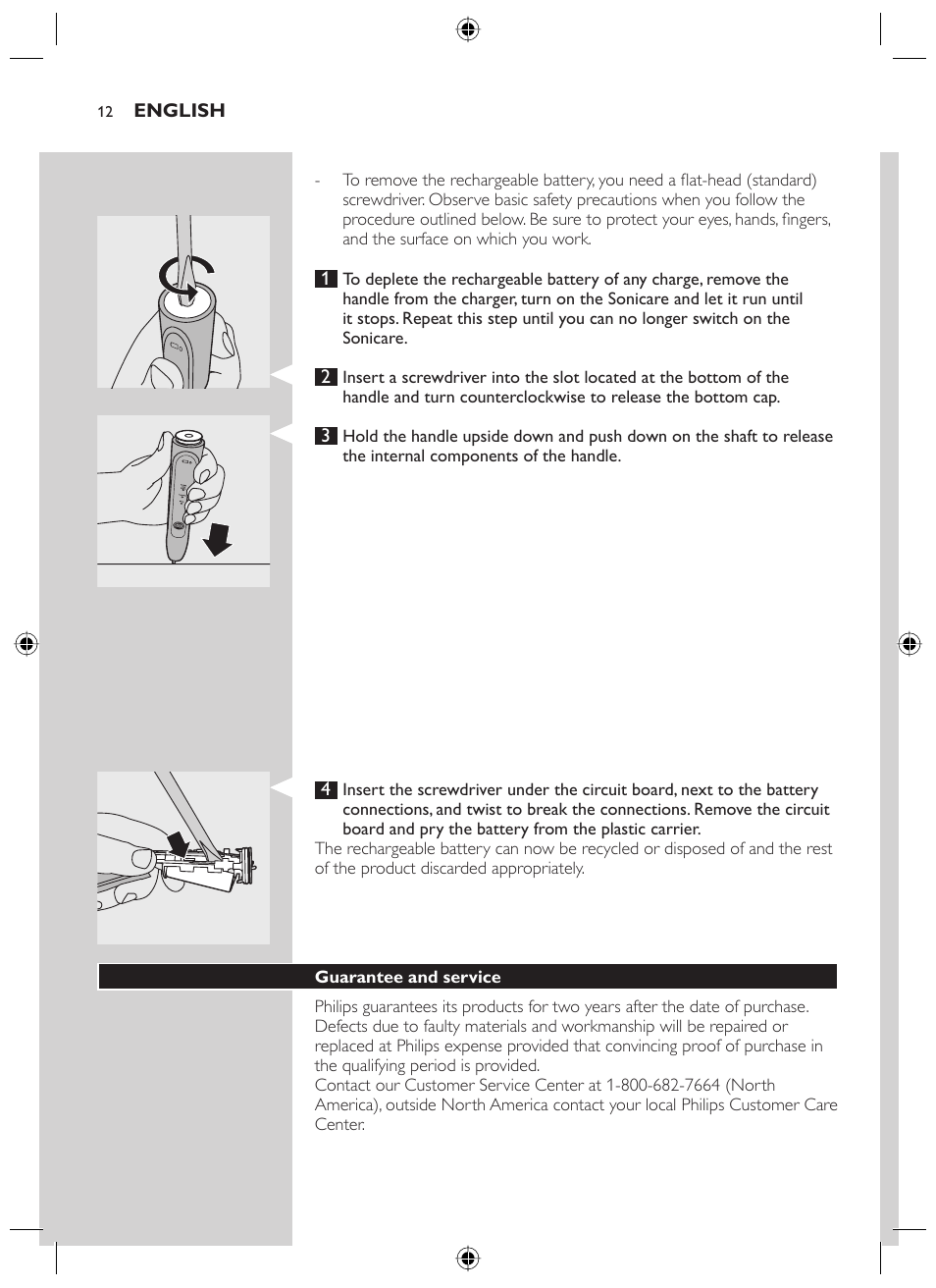 Philips SONICARE 700 SERIES User Manual | Page 12 / 16