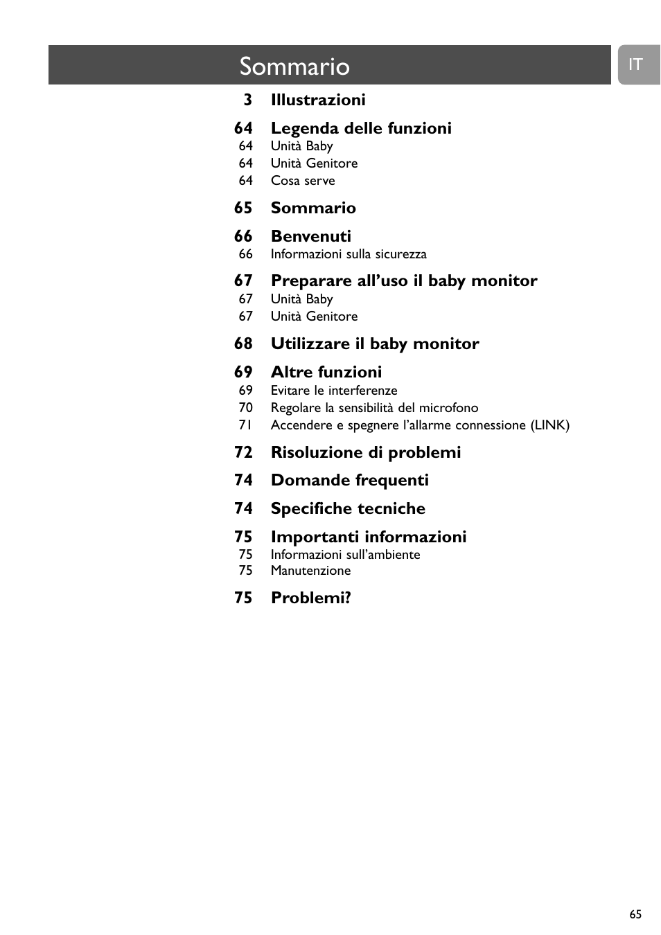 Philips SBC SC463 User Manual | Page 65 / 160