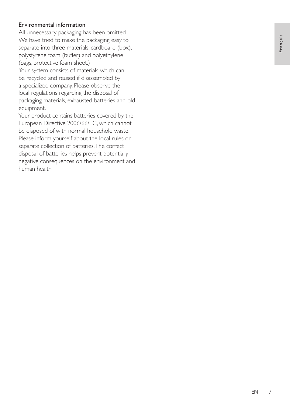 Philips SE171 User Manual | Page 7 / 36