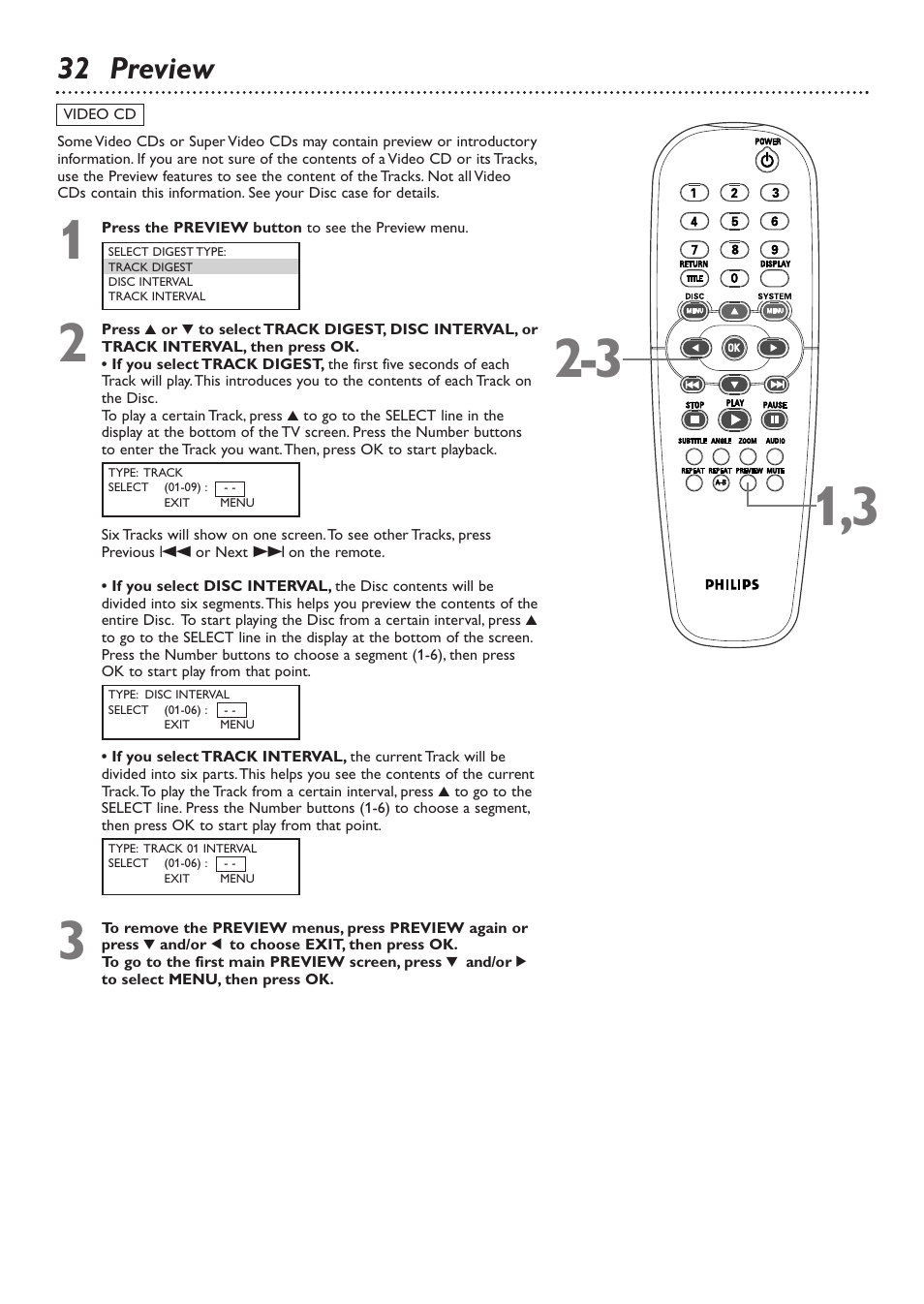 32 preview | Philips DVD726 User Manual | Page 32 / 51