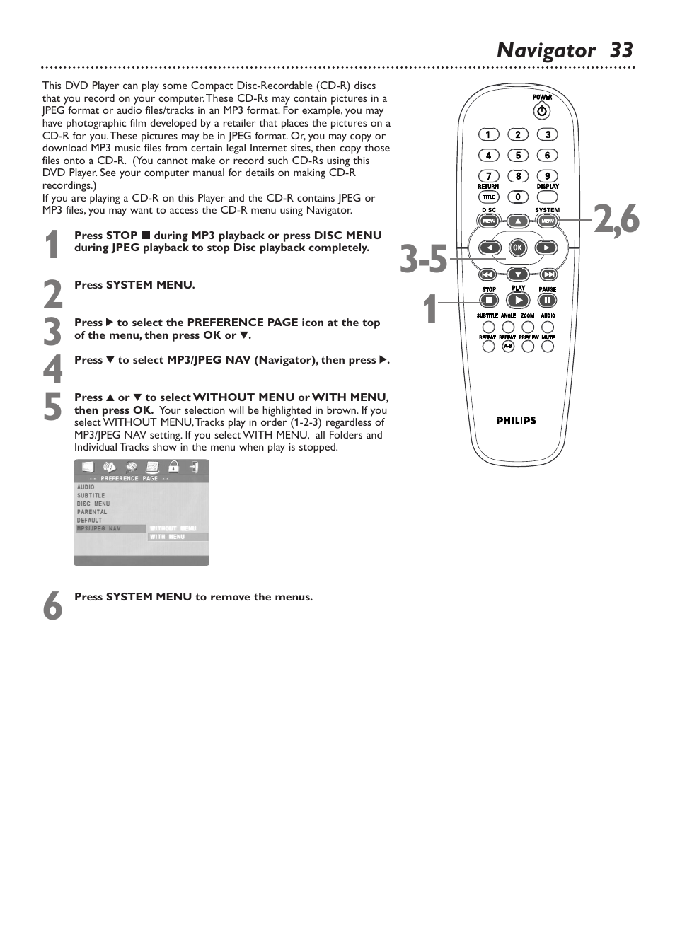 Philips DVD726 User Manual | Page 33 / 51