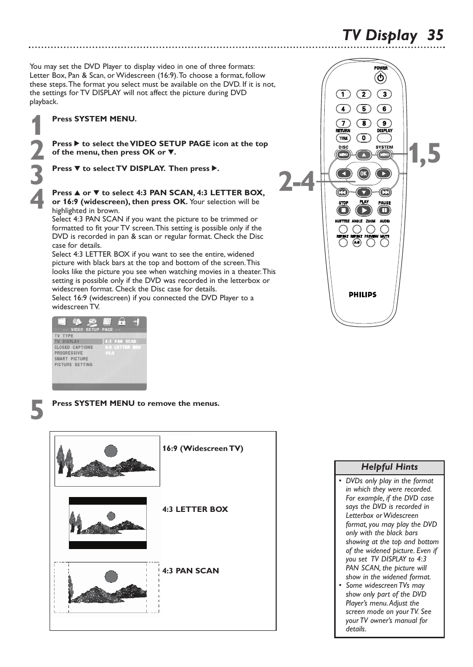 Philips DVD726 User Manual | Page 35 / 51