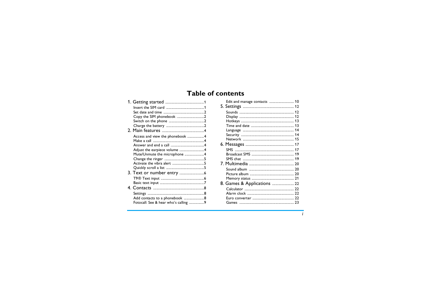 Philips E-GSM 900/1800 User Manual | Page 4 / 45