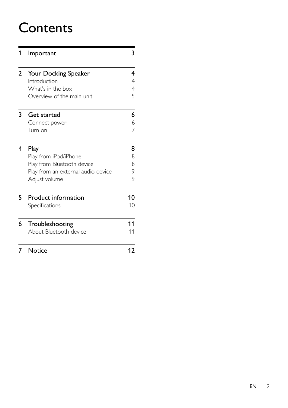 Philips DS7530/05 User Manual | Page 2 / 13