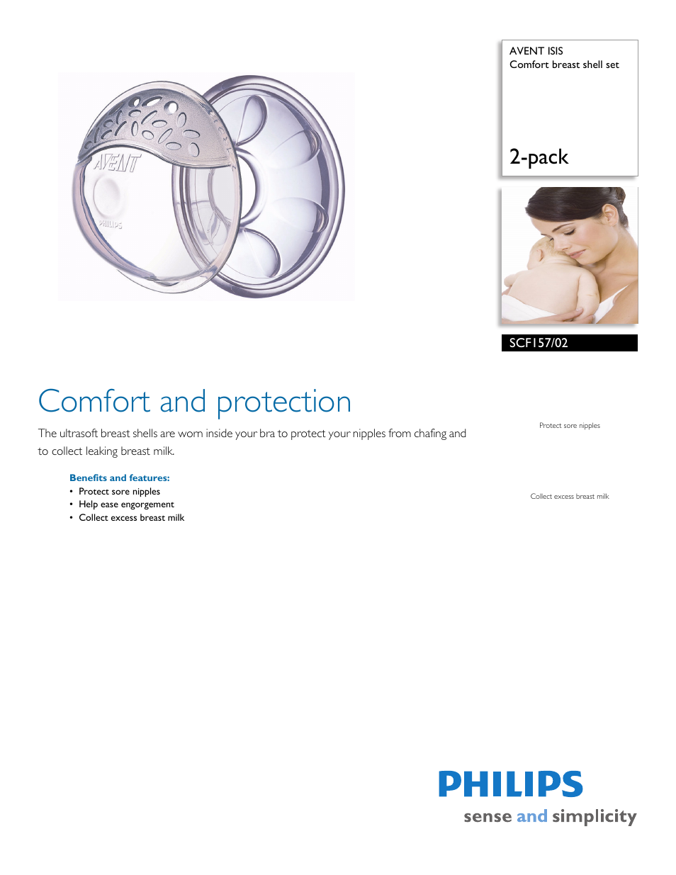 Philips AVENT SCF157/02 User Manual | 2 pages
