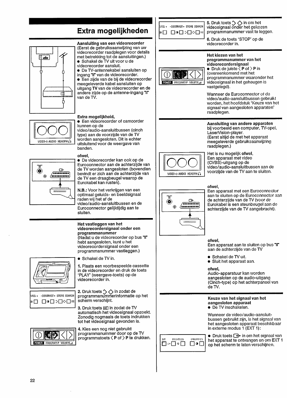 Extra mogelijkheden, Ir'ü' <1 | Philips 15GR2120 User Manual | Page 8 / 11