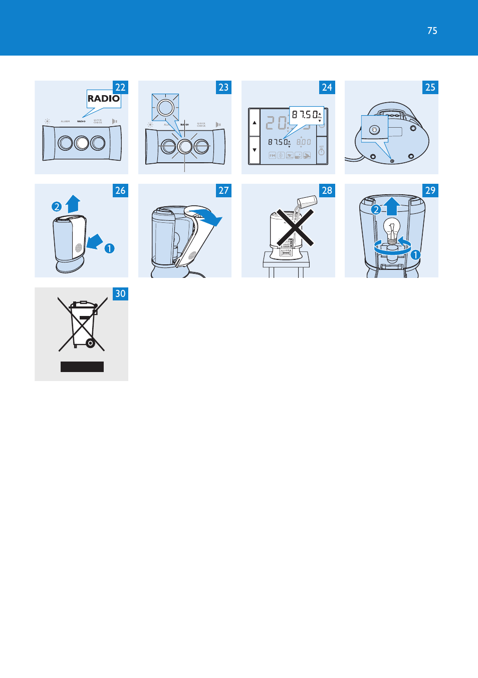 Philips HF3451 User Manual | Page 75 / 76
