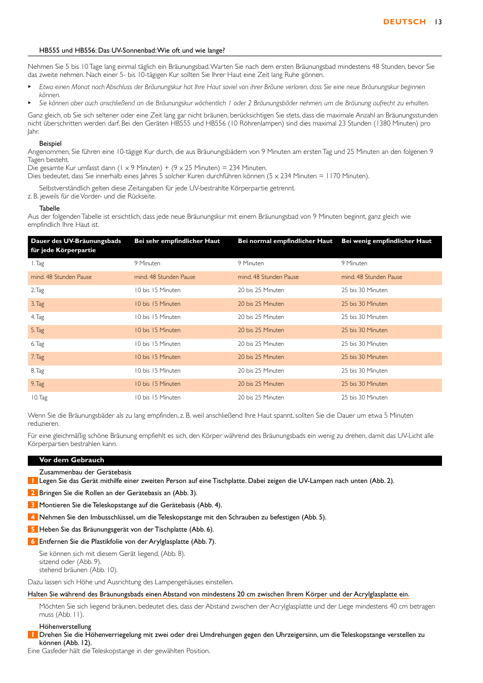 Philips HB556 User Manual | Page 13 / 60