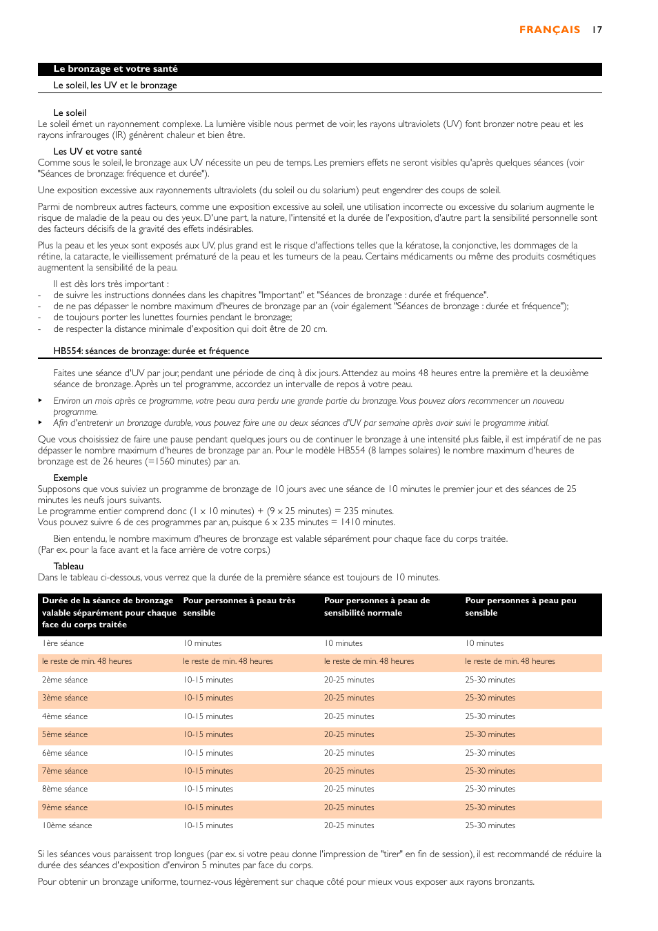 Philips HB556 User Manual | Page 17 / 60