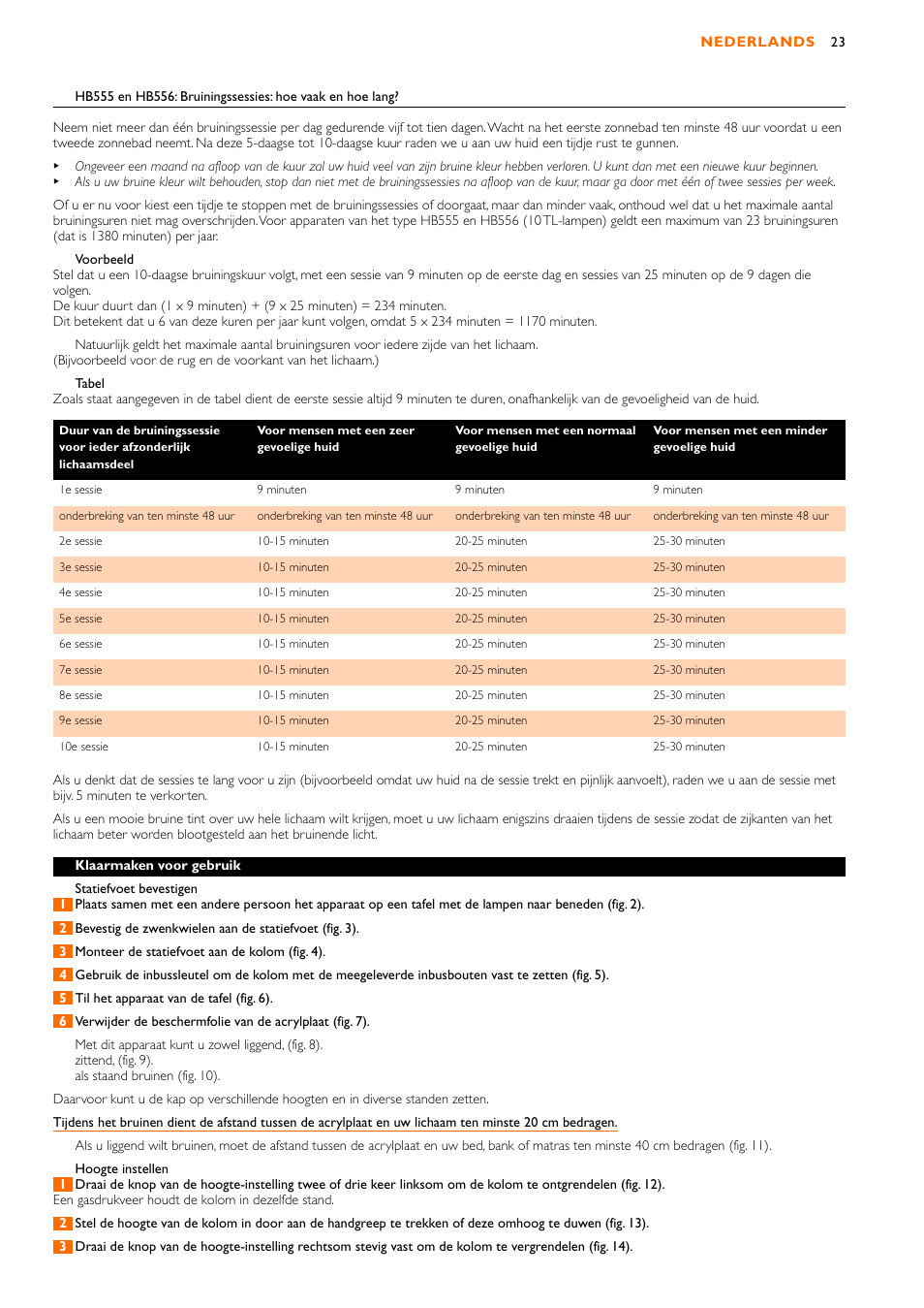 Philips HB556 User Manual | Page 23 / 60