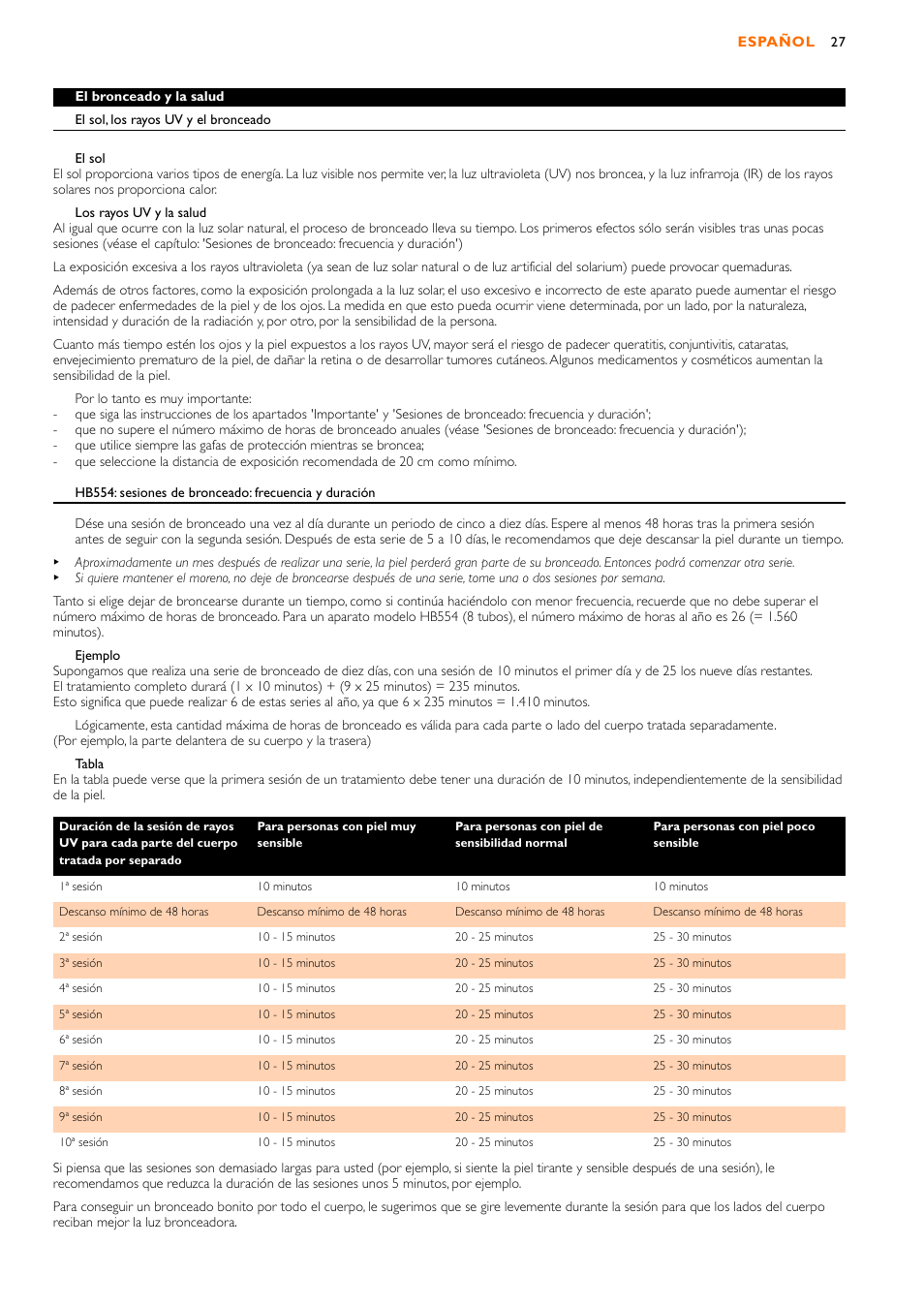 Philips HB556 User Manual | Page 27 / 60