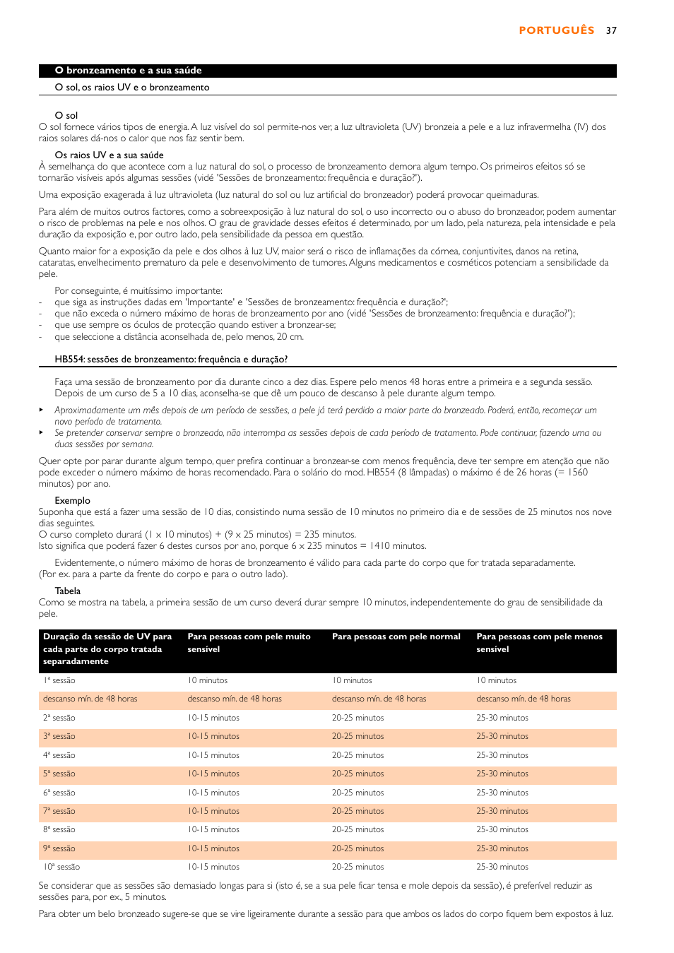 Philips HB556 User Manual | Page 37 / 60