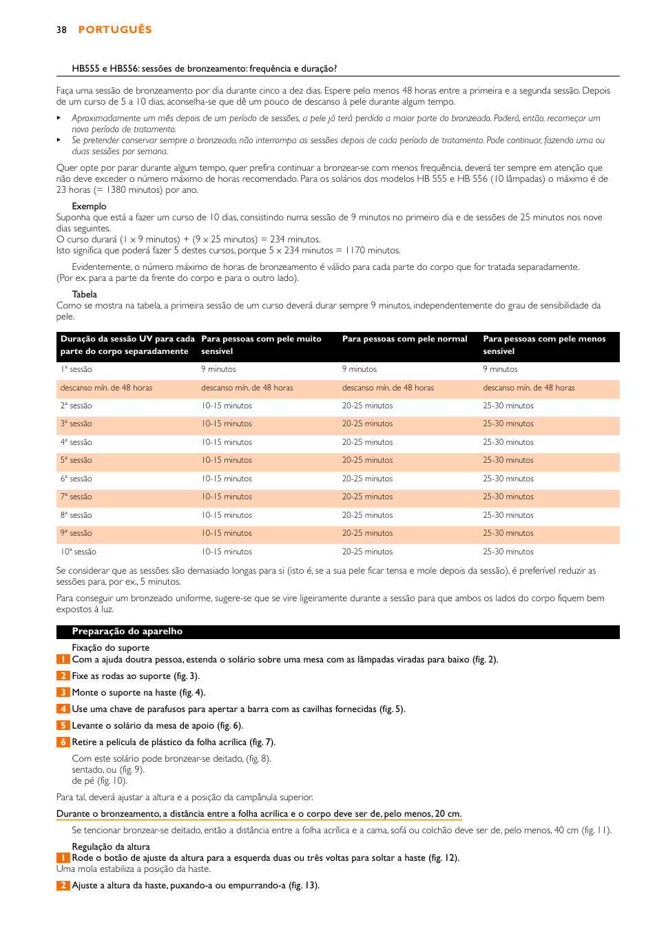 Philips HB556 User Manual | Page 38 / 60