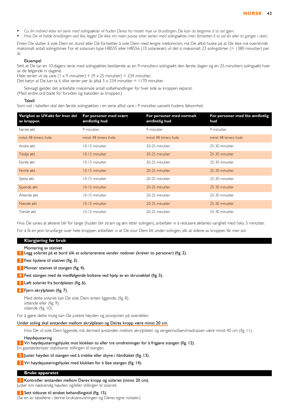 Philips HB556 User Manual | Page 43 / 60