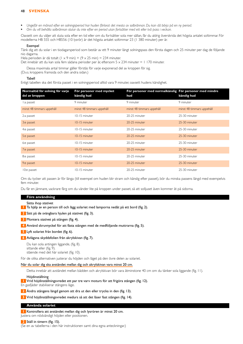 Philips HB556 User Manual | Page 48 / 60