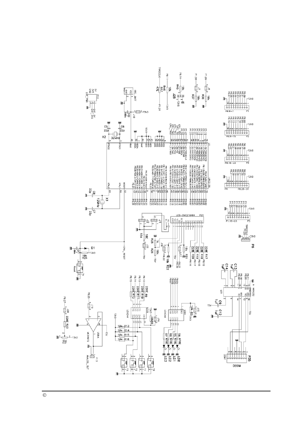 Schematic | Philips Target Board LPC2138 User Manual | Page 10 / 13