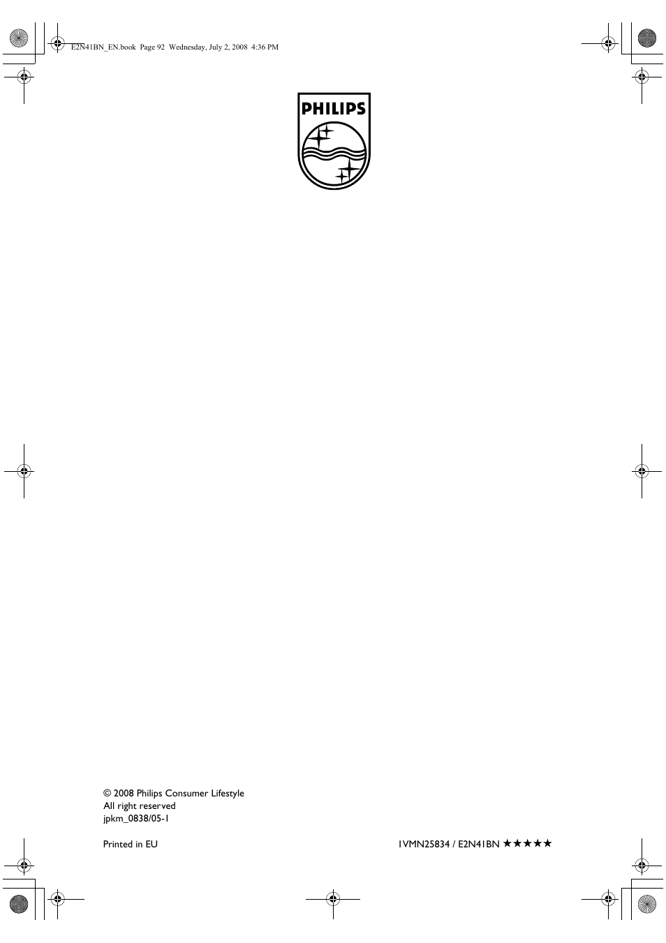 Philips HDR3700 User Manual | Page 100 / 100