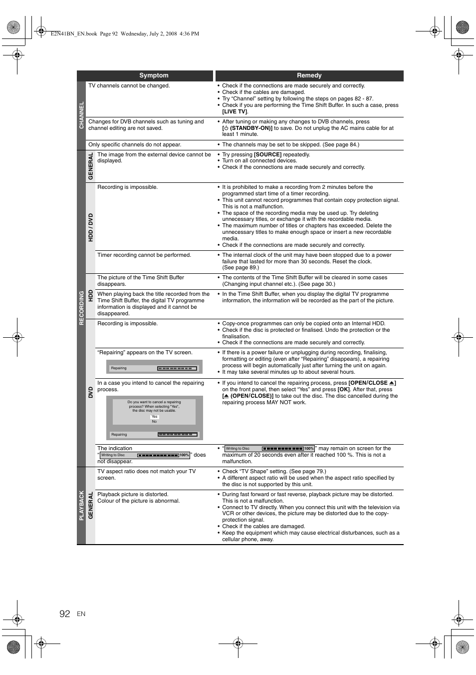 Philips HDR3700 User Manual | Page 92 / 100