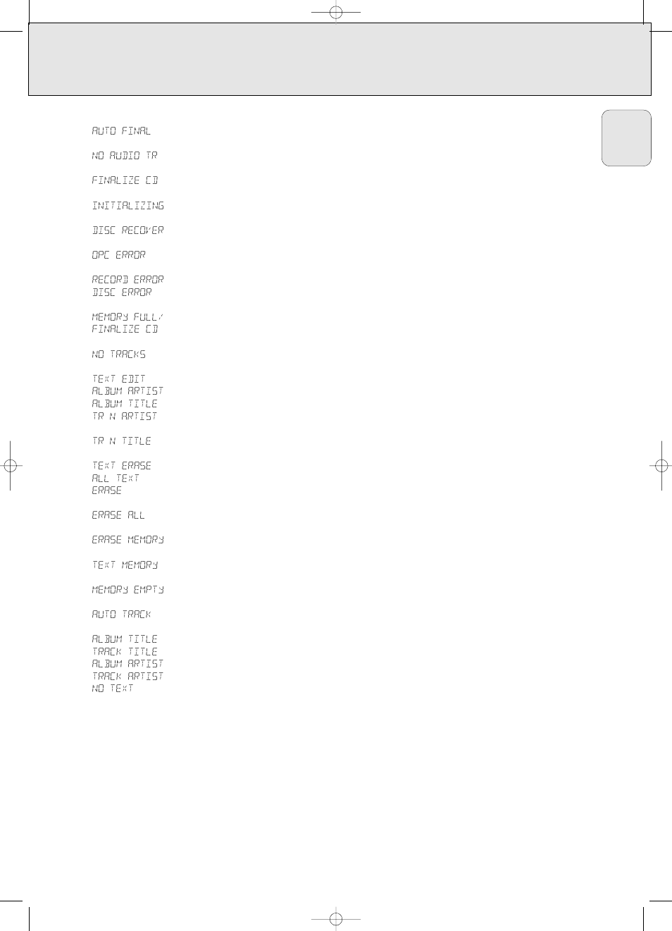 Display | Philips CDR 786 User Manual | Page 11 / 34