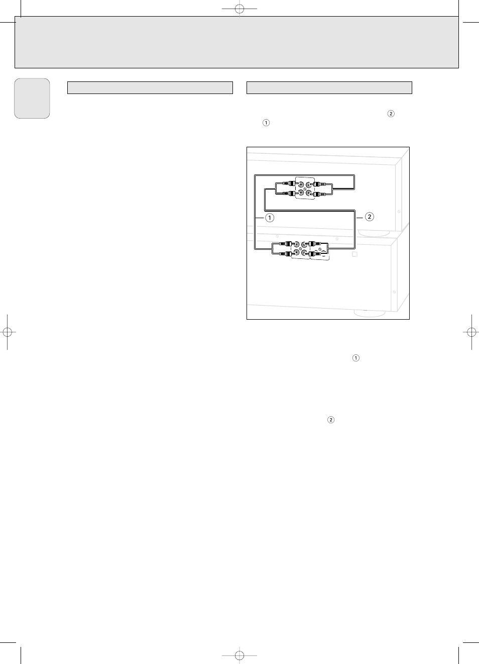 Installation, Analog connections connections general, English | Philips CDR 786 User Manual | Page 12 / 34