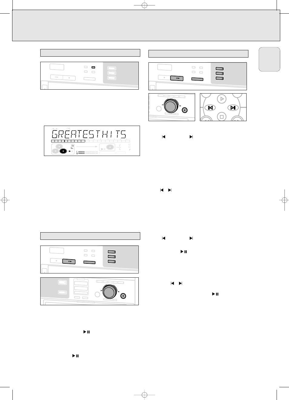 Playing, Selecting a track, Selecting a disc | Cd text, English | Philips CDR 786 User Manual | Page 17 / 34