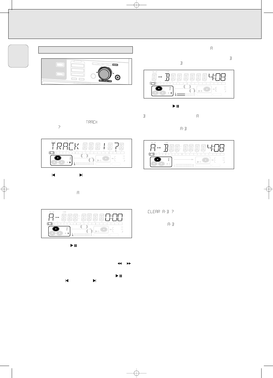 Special features, Track editing (on cd changer only), English | Philips CDR 786 User Manual | Page 32 / 34