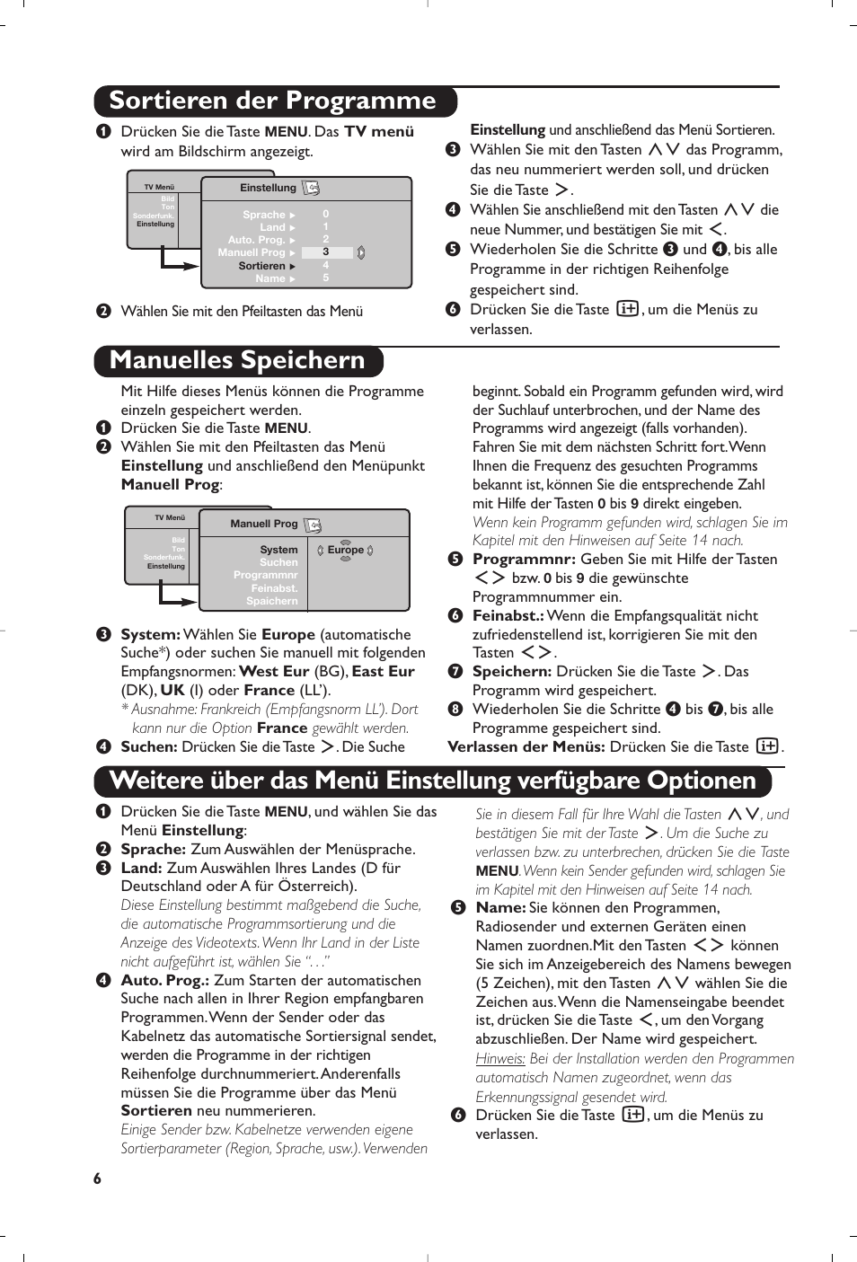 Philips 15PF5120/58 User Manual | Page 54 / 262