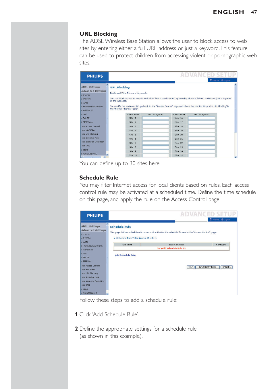 Philips CPWBS154 User Manual | Page 47 / 74