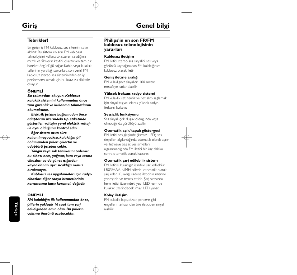 Giriş genel bilgi | Philips HC8410 User Manual | Page 116 / 134