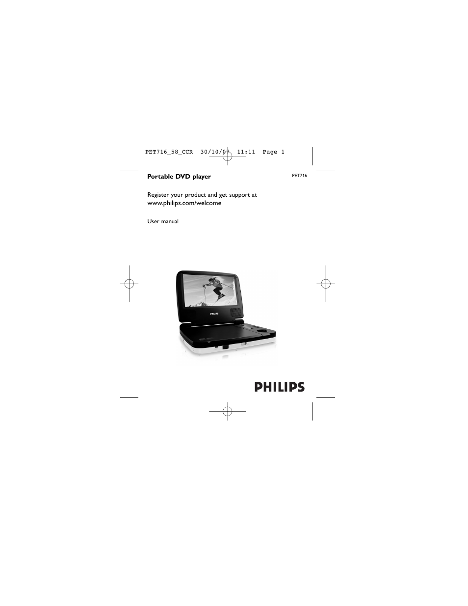 Philips PET716/58 User Manual | 30 pages