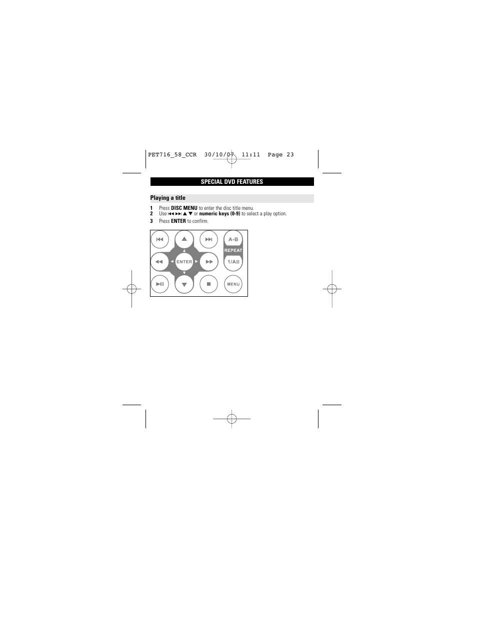 Philips PET716/58 User Manual | Page 23 / 30