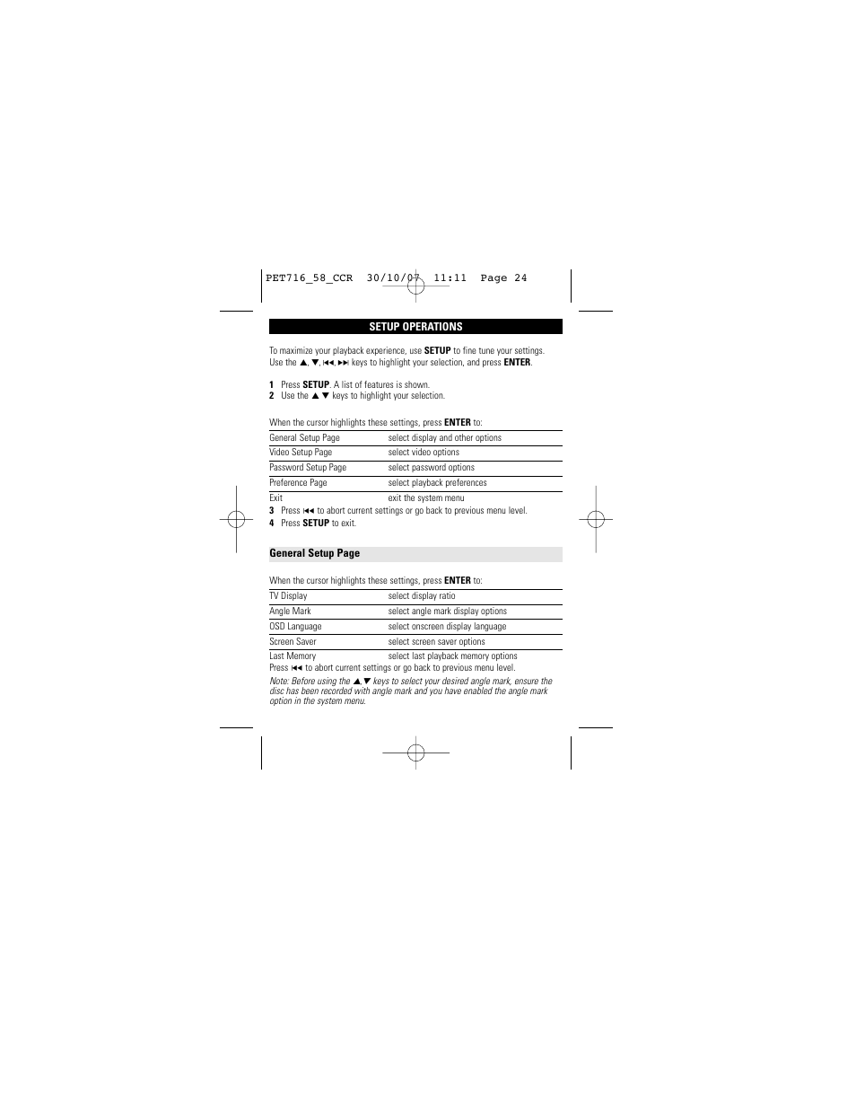 Philips PET716/58 User Manual | Page 24 / 30