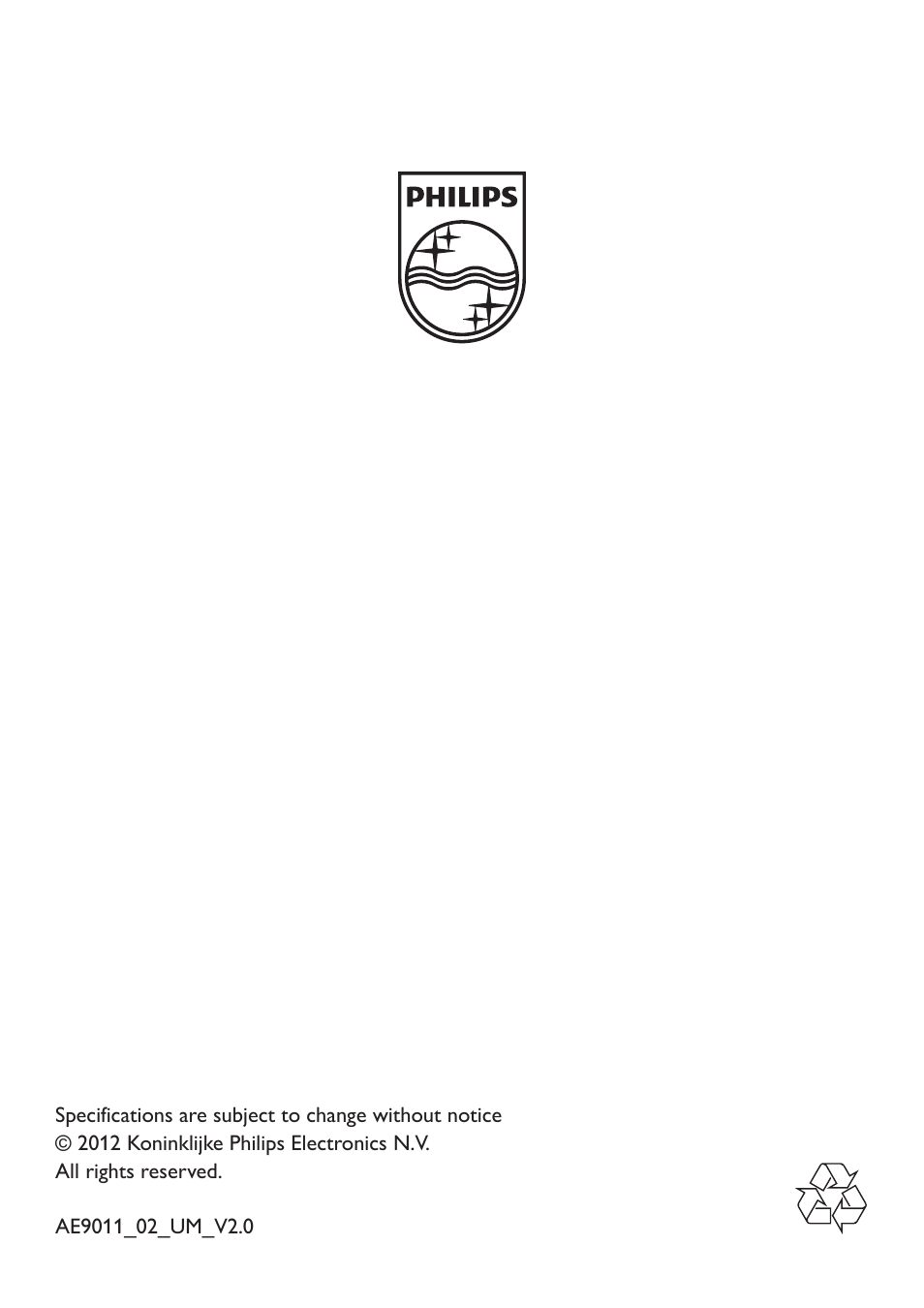 Philips AE9011 User Manual | Page 25 / 25