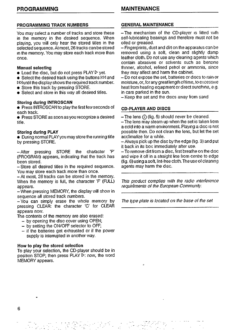 Philips AZ 6801 User Manual | Page 6 / 12