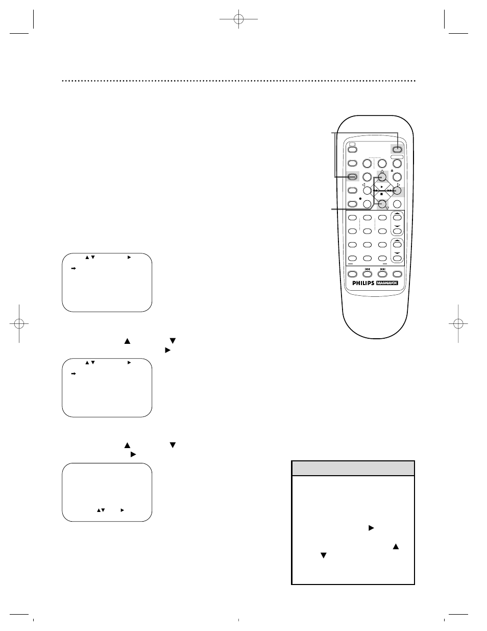 Setting the clock 13, Helpful hints, Manual clock setting | Instructions continue on page 14 | Philips VRZ360 User Manual | Page 13 / 56