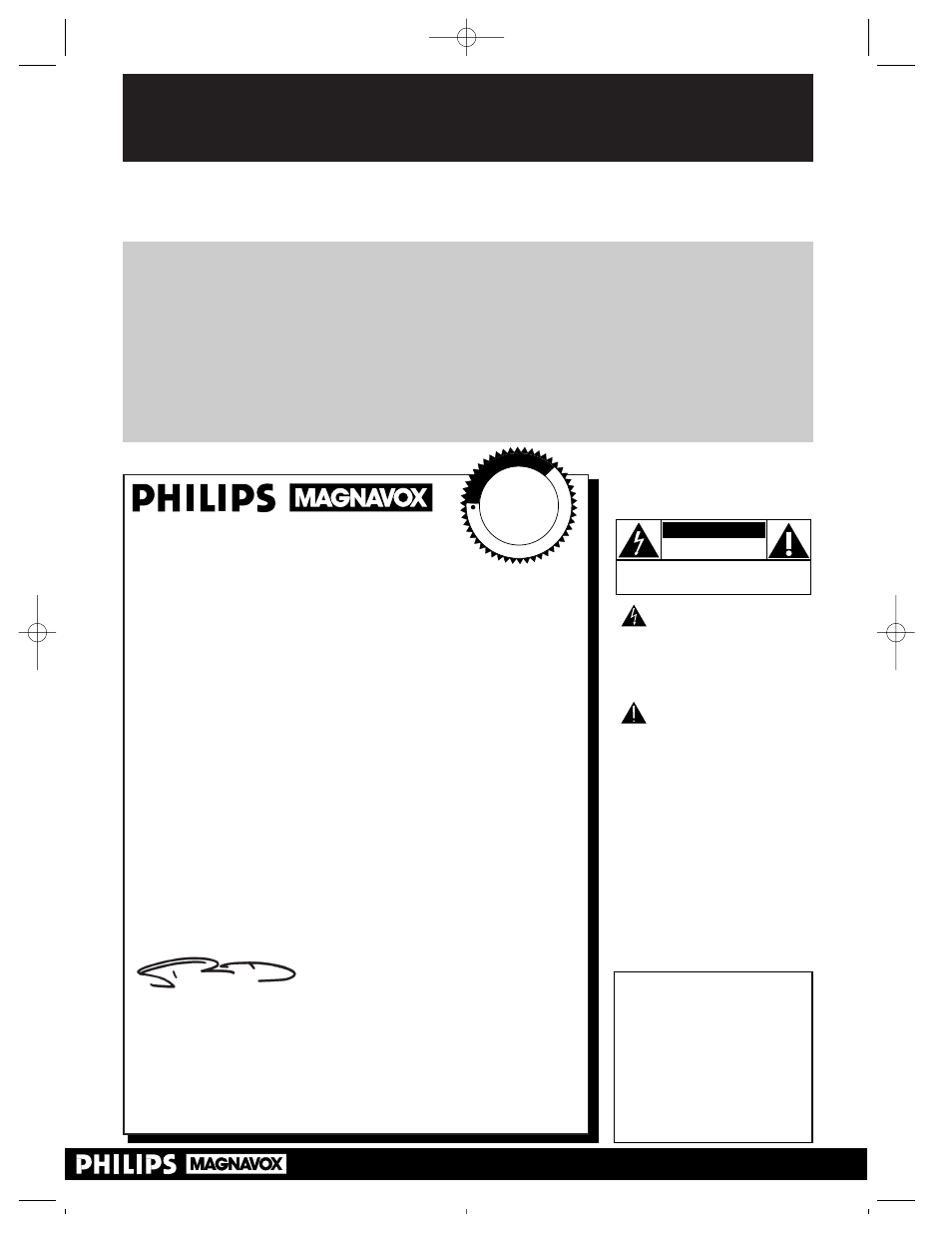 Safety, Warranty verification, Owner confirmation | Model registration, Hurry, Know these, Symbols, For customer use | Philips VRZ360 User Manual | Page 2 / 56