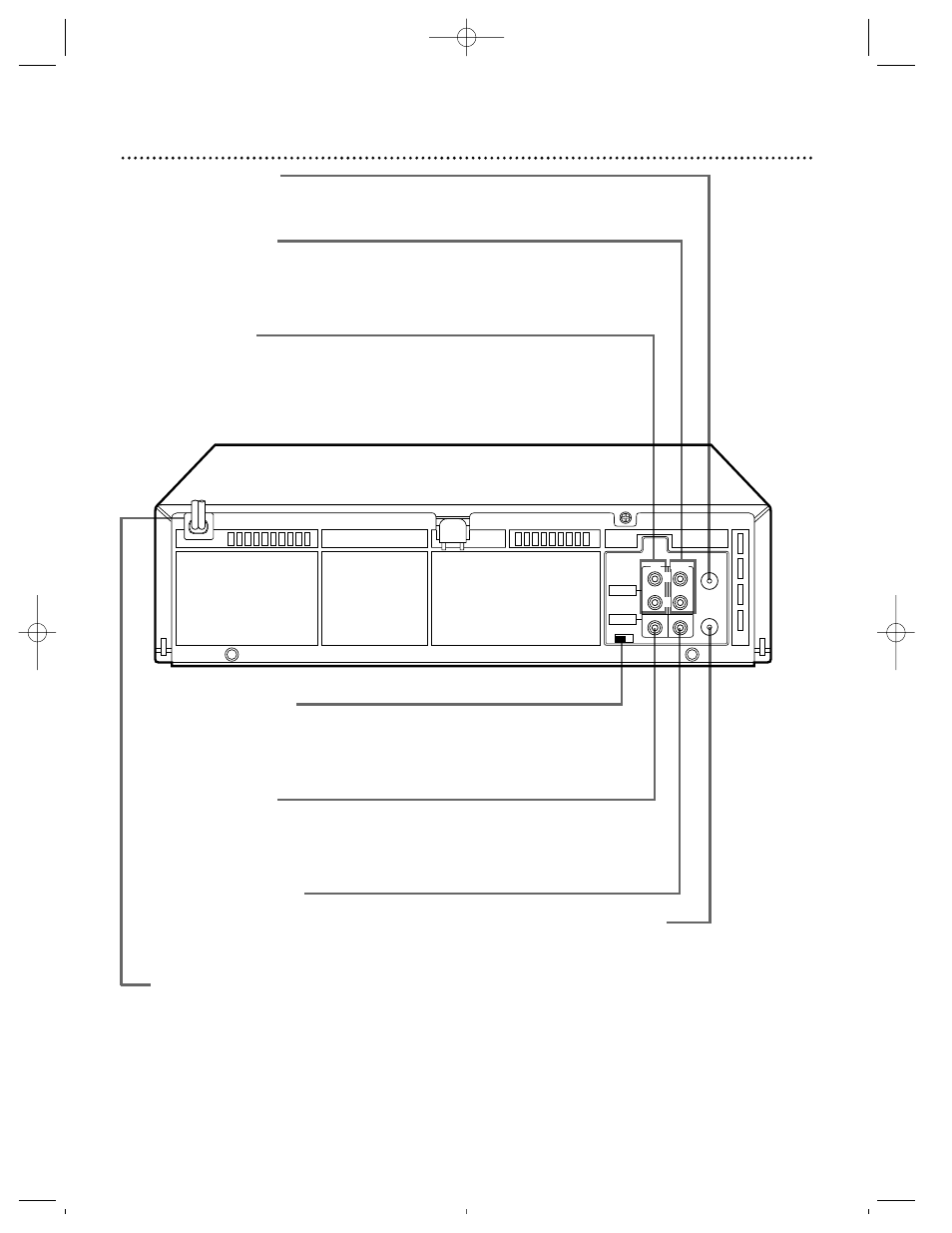 24 rear panel | Philips VRZ360 User Manual | Page 24 / 56