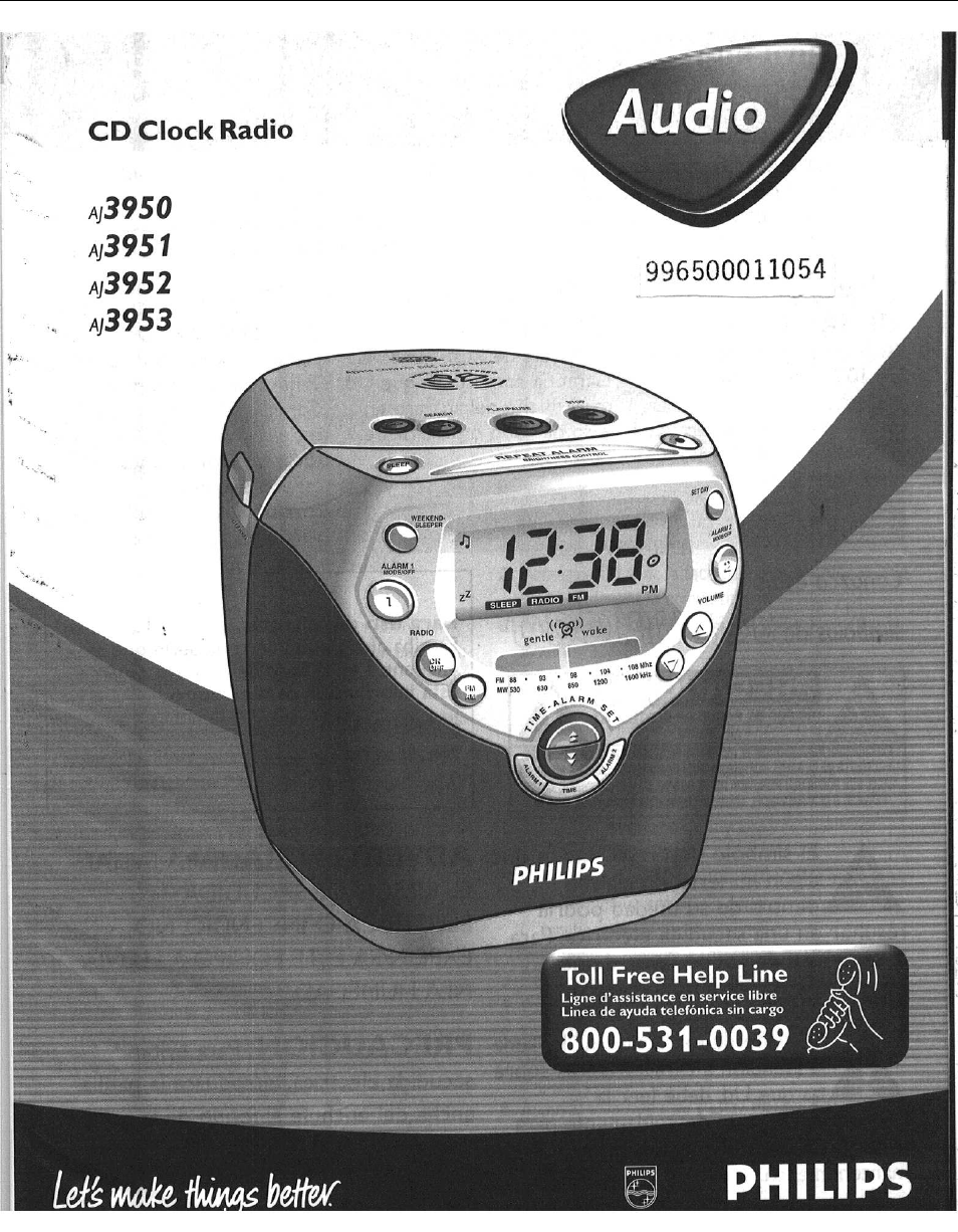 Philips AJ3953 User Manual | 36 pages