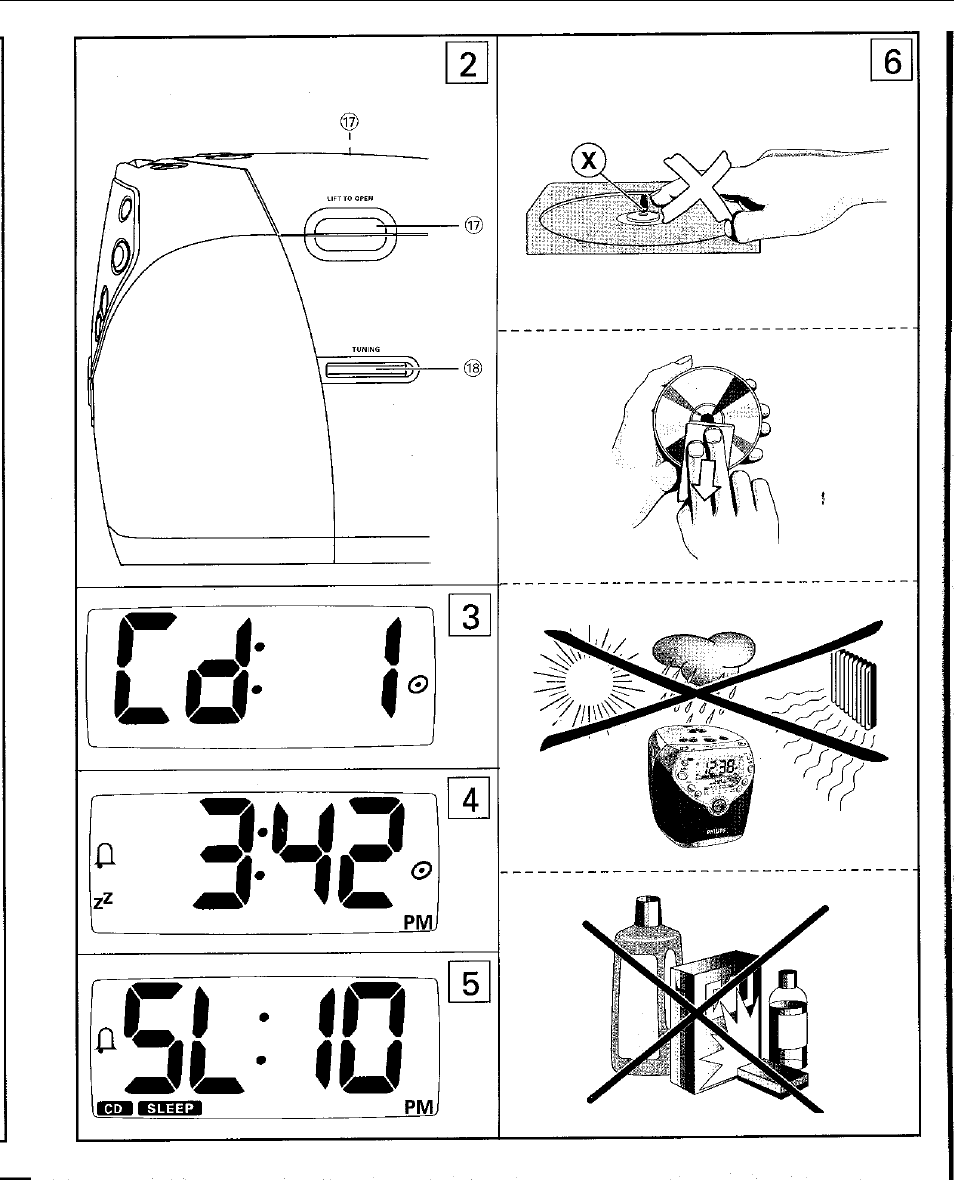 Philips AJ3953 User Manual | Page 7 / 36