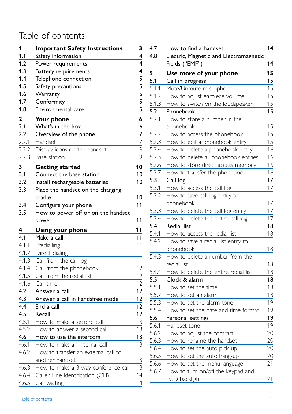 Philips CD440 User Manual | Page 3 / 38