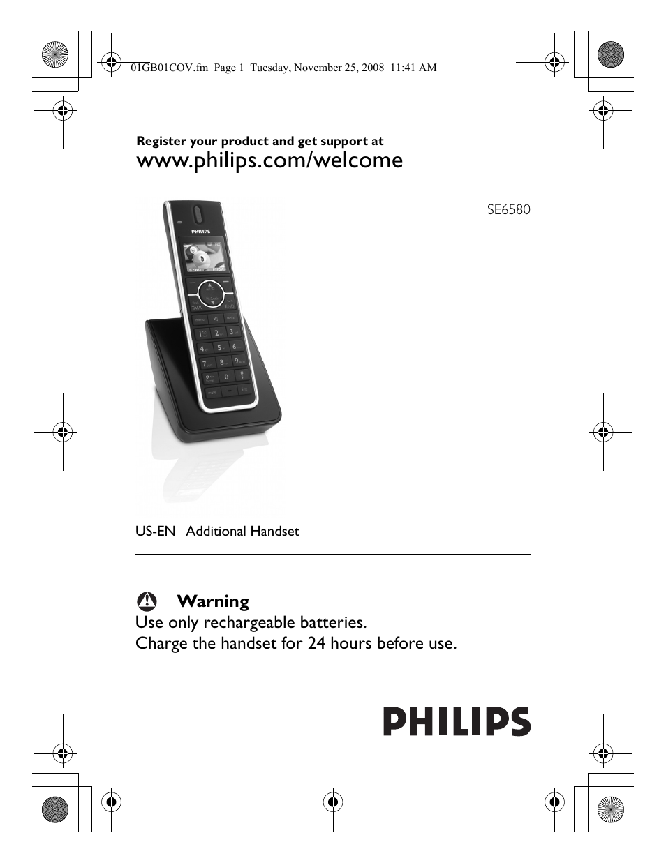 Philips SE6580 User Manual | 28 pages