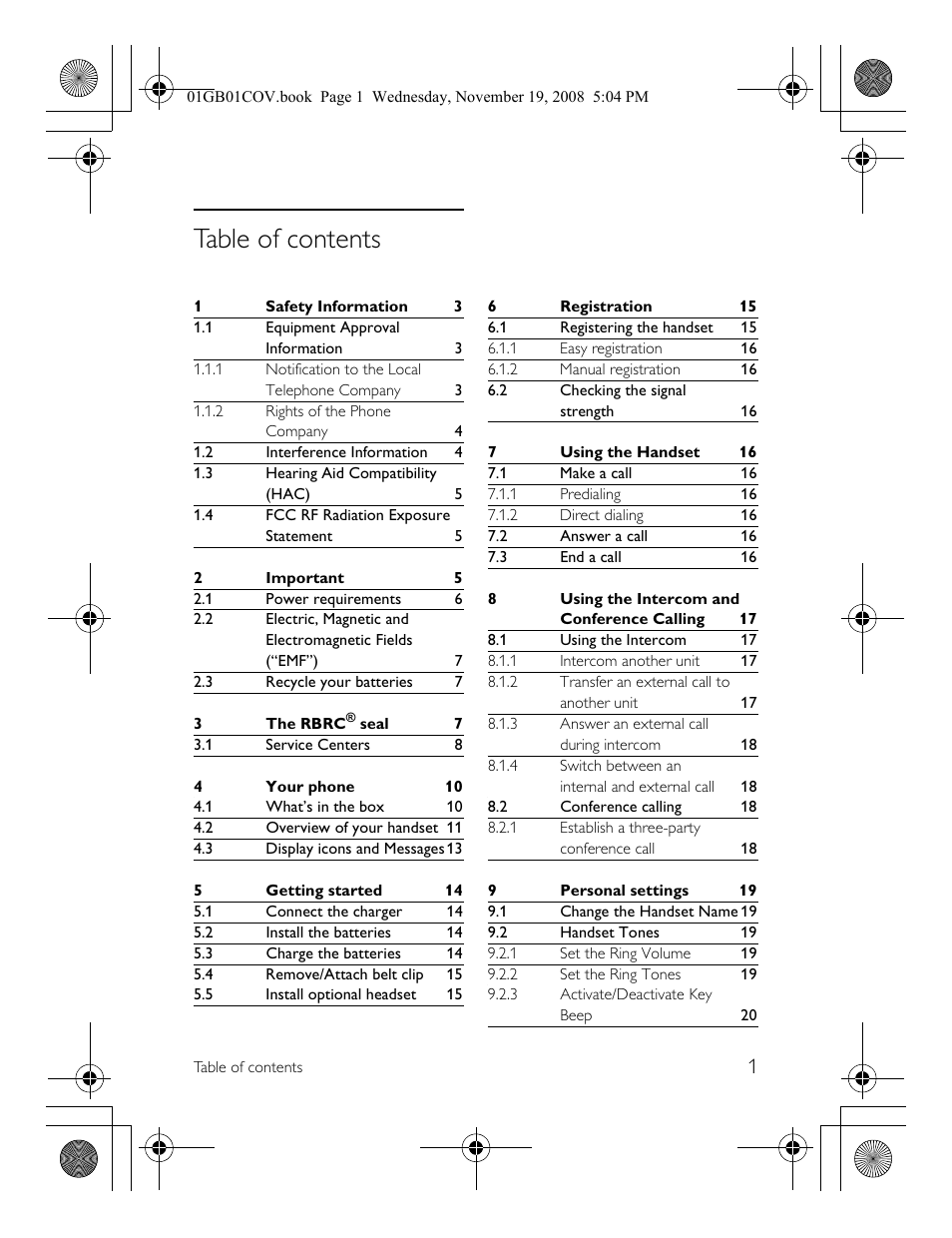Philips SE6580 User Manual | Page 3 / 28