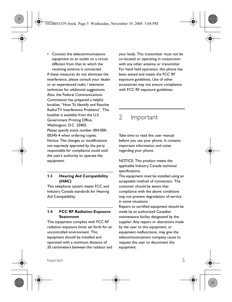 2important | Philips SE6580 User Manual | Page 7 / 28