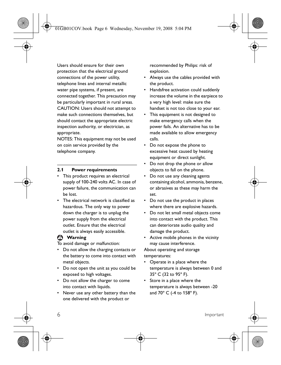 Philips SE6580 User Manual | Page 8 / 28