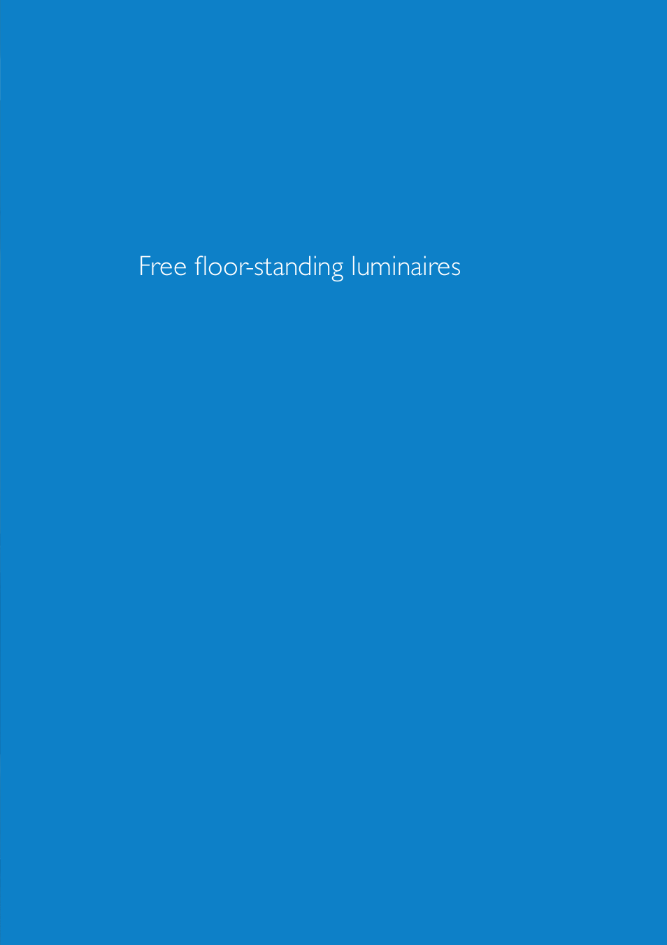 Free floor-standing luminaires | Philips Free Floor-Standing Luminaires User Manual | Page 2 / 16