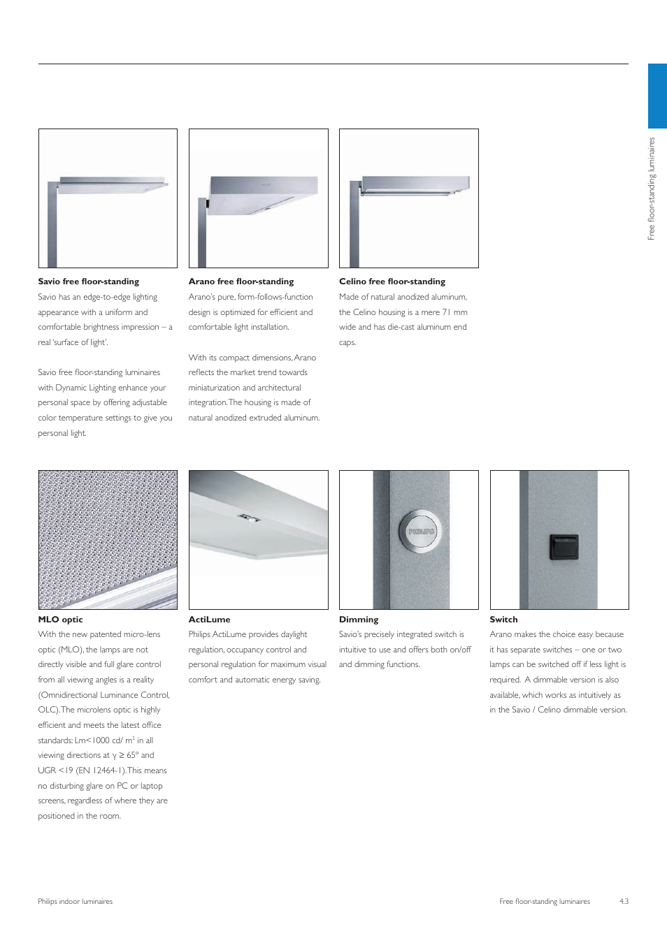 Philips Free Floor-Standing Luminaires User Manual | Page 4 / 16