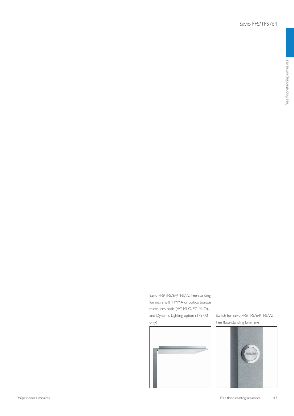 Savio ffs/tfs764 | Philips Free Floor-Standing Luminaires User Manual | Page 8 / 16