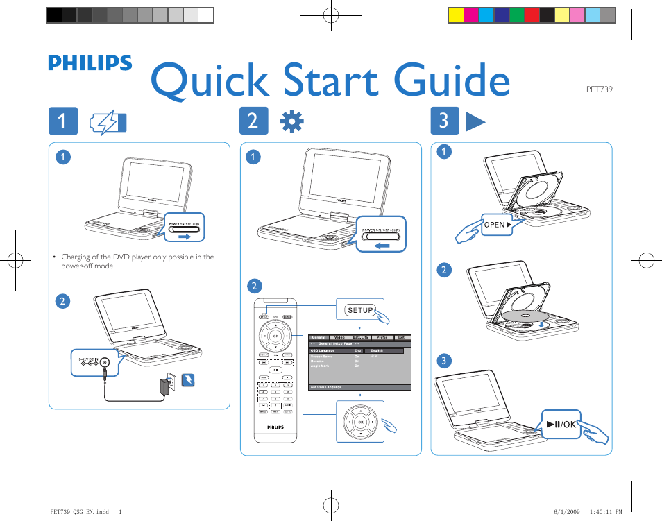 Philips PET739 User Manual | 2 pages